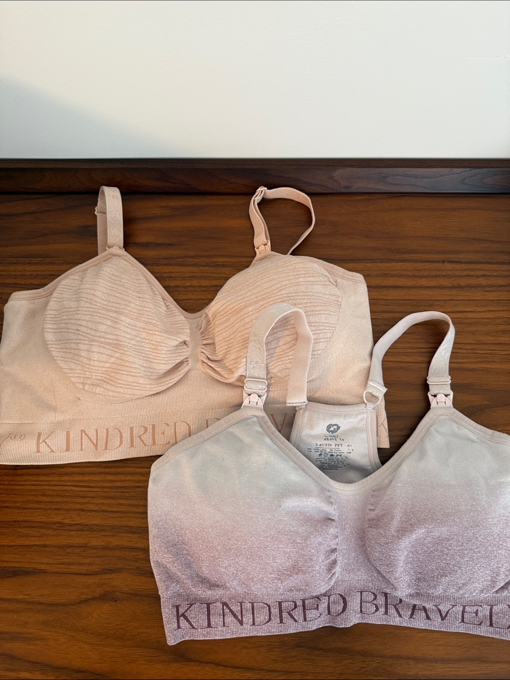Kindred Bravely Nursing Bras - Blush & Ombre Pink Duo